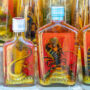 selective,focus,glass,bottles,of,fermented,liquor,with,snake,,scorpion,