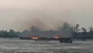 kapal terbakar kongo