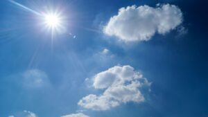 sky sunny clouds cloudy