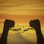 broken chains hands silhouette news