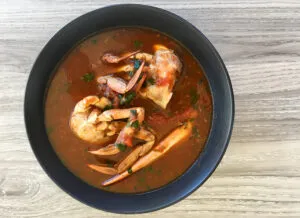 crab soup &ldquo;bouillon crab&rdquo;