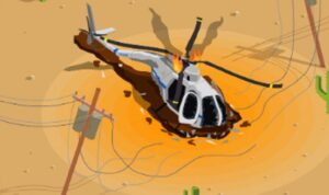 heli kecelakaan ilustrasi