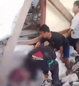 korban gempa poso