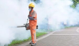 semprot nyamuk virus getty