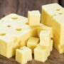 portion of cheese (close up shot)