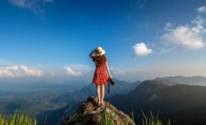wanita gunung freepik