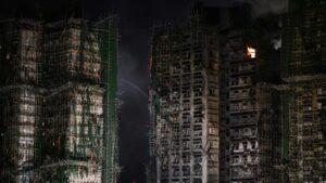hong kong terbakar getty