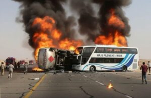 kecelakaan bus saudi umrah