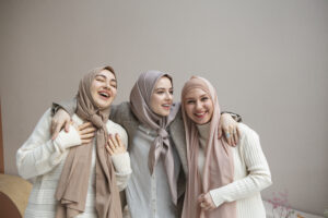 beautiful women wearing hijab