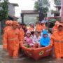 siswa evakuasi jakarta bpbd