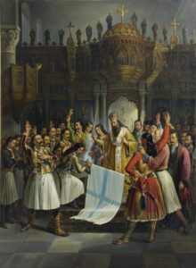 &Beta;&rho;&upsilon;&zeta;ά&kappa;&eta;&sigmaf;, &Theta;&epsilon;ό&delta;&omega;&rho;&omicron;&sigmaf; &Omicron; &Pi;&alpha;&lambda;&alpha;&iota;ώ&nu; &Pi;&alpha;&tau;&rho;ώ&nu; &Gamma;&epsilon;&rho;&mu;&alpha;&nu;ό&sigmaf; &epsilon;&upsilon;&lambda;&omicron;&gamma;&epsilon;ί &tau;&eta; &sigma;&eta;&mu;&alpha;ί&alpha; &tau;&eta;&sigmaf; &Epsilon;&pi;&alpha;&nu;ά&sigma;&tau;&alpha;&sigma;&eta;&sigmaf;, 1865