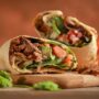 beef,shawarma,sandwich,fresh,roll,,wrap,of,grilled,meat,and