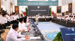 prabowo rapat kabinet