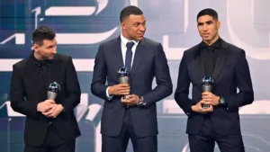 messi mbappe hakimi getty