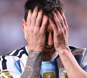 messi nangis bbc
