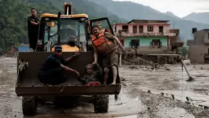 banjir bandang nepal reuters