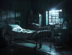 kamar mayat ilustrasi