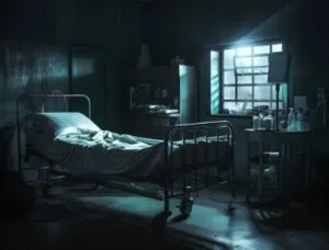 kamar mayat ilustrasi