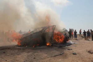 mobil gaza dibom reuters