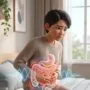 person holding abdomen in pain 202608111700
