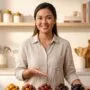 woman presenting premium date va… 202608200939