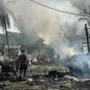 pasar myanmar dibom afp