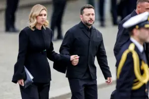 zelenskyy and first lady olena zelenska reuters