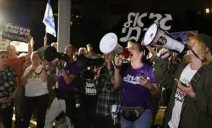 demo pemilu israel reuters