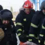 layanan darurat ukraina kereta diserang